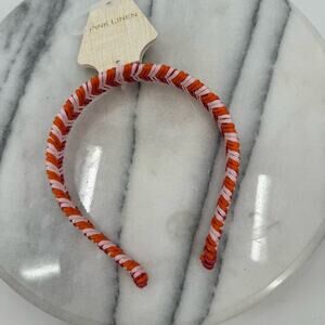 NWT Pink Linen Pink and Orange wrapped headband